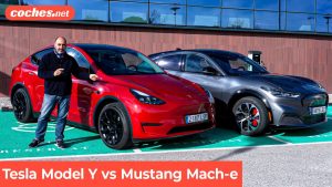 Model-Y-vs.-Ford-Mustang-Mach-E-SUVs-Electricos-en-la-Batalla