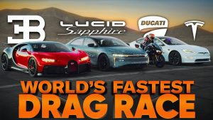 Plaid Mode vs. Bugatti Chiron: Una Carrera Épica