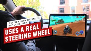 Tesla Arcade Racing Games: Competición Virtual en tu Coche