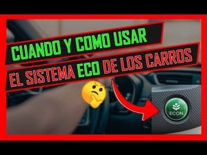 ¿Qué es el modo “eco” y cómo ayuda a reducir el consumo de gasolina?
