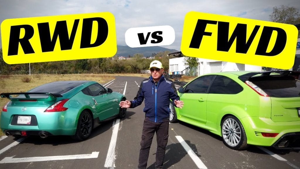 La diferencia entre coches con tracción delantera y trasera