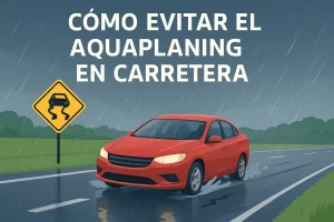 Cómo evitar el aquaplaning en carretera