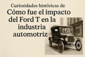 curiosidades históricas de Cómo fue el impacto del Ford T en la industria automotriz