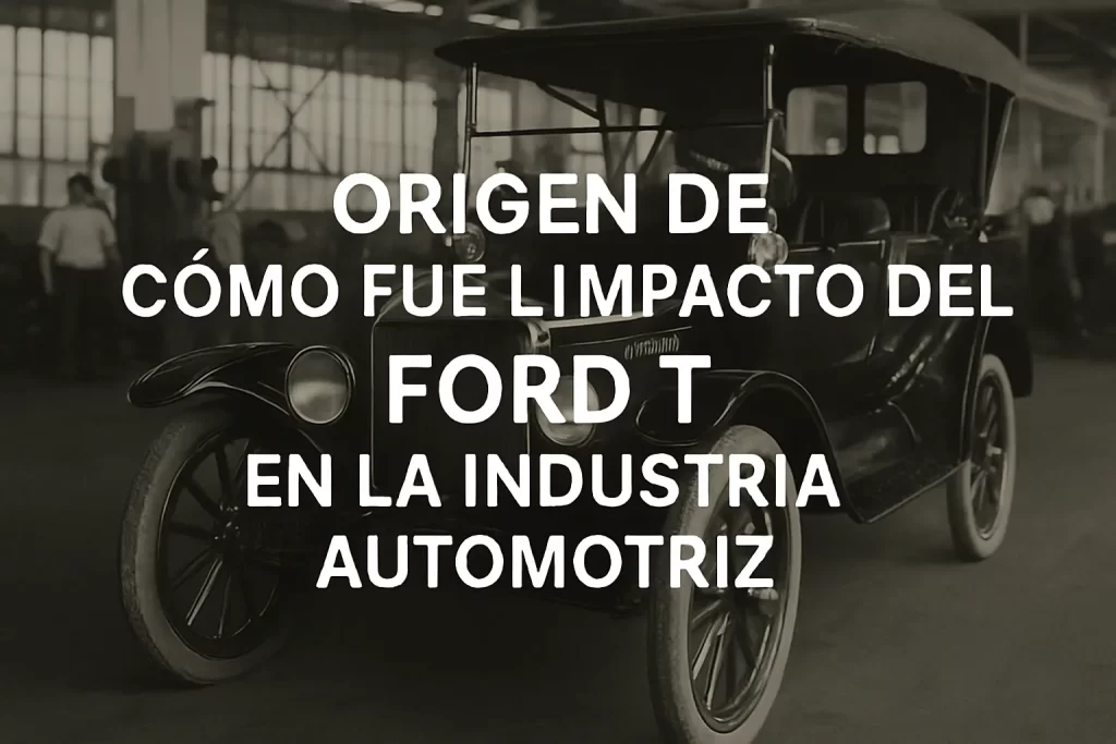 origen de Cómo fue el impacto del Ford T en la industria automotriz