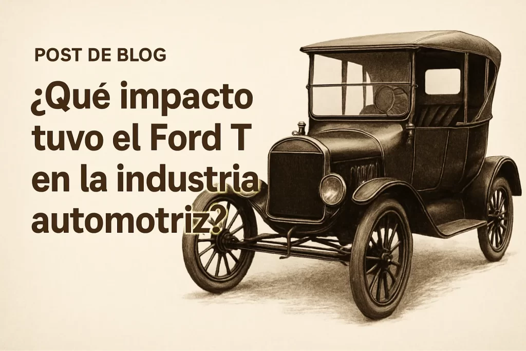 qué impacto tuvo Cómo fue el impacto del Ford T en la industria automotriz