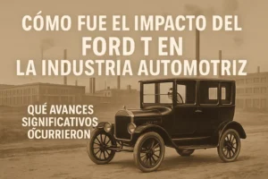 qué avances significativos ocurrieron en Cómo fue el impacto del Ford T en la industria automotriz