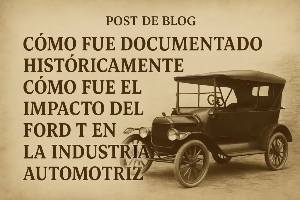 como-fue-documentado-historicamente-Como-fue-el-impacto-del-Ford-T-en-la-industria-automotriz - MotorPress cómo fue documentado históricamente Cómo fue el impacto del Ford T en la industria automotriz