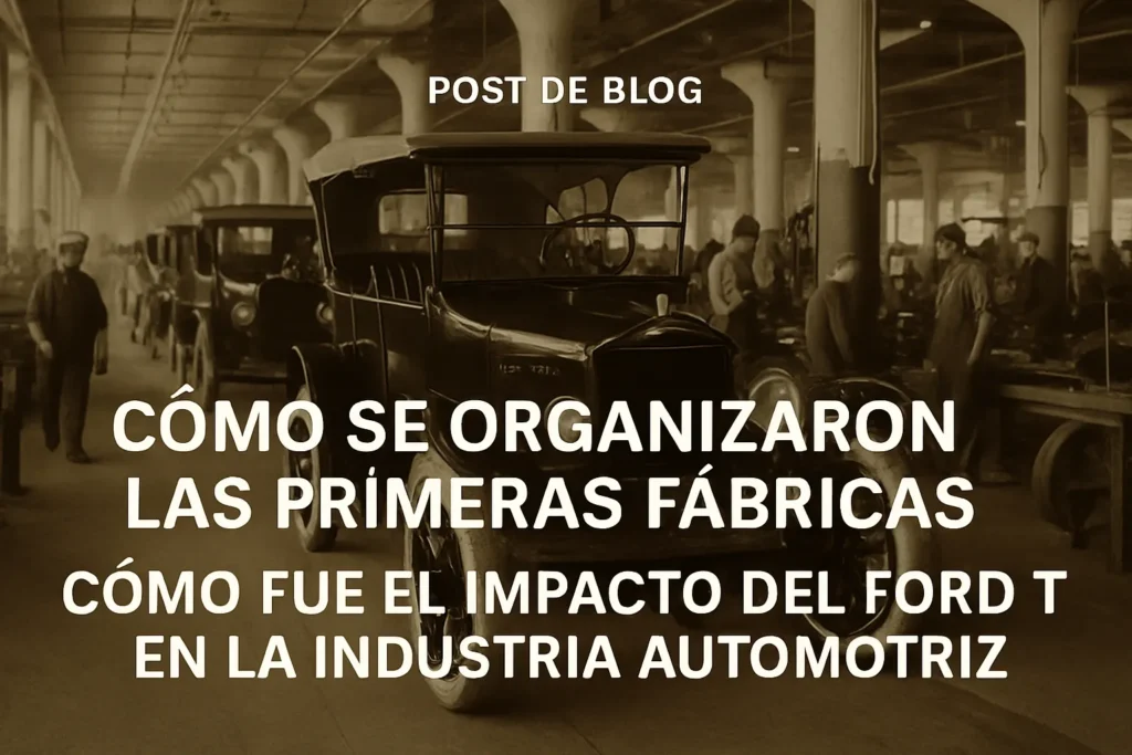 cómo se organizaron las primeras fábricas de Cómo fue el impacto del Ford T en la industria automotriz