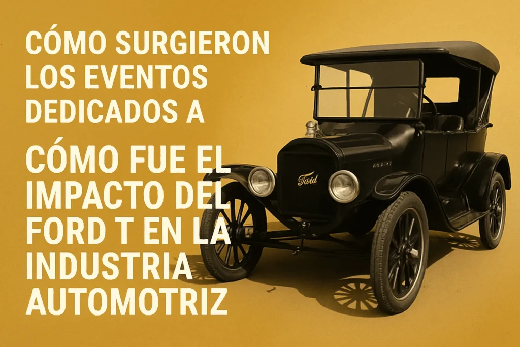 cómo surgieron los eventos dedicados a Cómo fue el impacto del Ford T en la industria automotriz