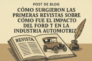cómo surgieron las primeras revistas sobre Cómo fue el impacto del Ford T en la industria automotriz