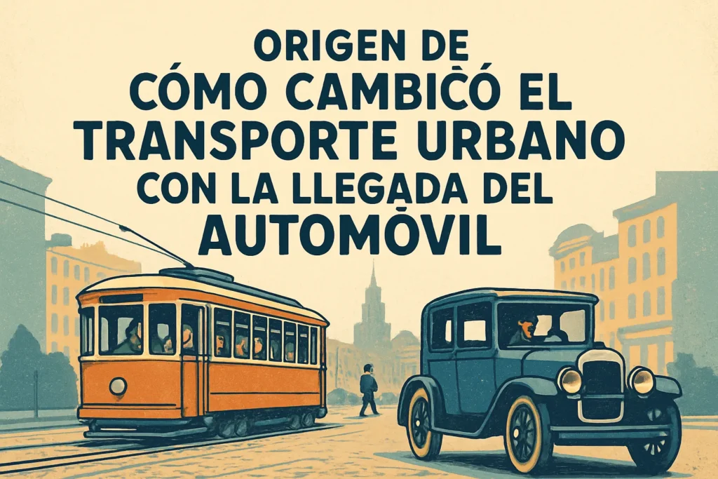 origen-de-Como-cambio-el-transporte-urbano-con-la-llegada-del-automovil - MotorPress origen de Cómo cambió el transporte urbano con la llegada del automóvil