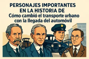 personajes importantes en la historia de Cómo cambió el transporte urbano con la llegada del automóvil