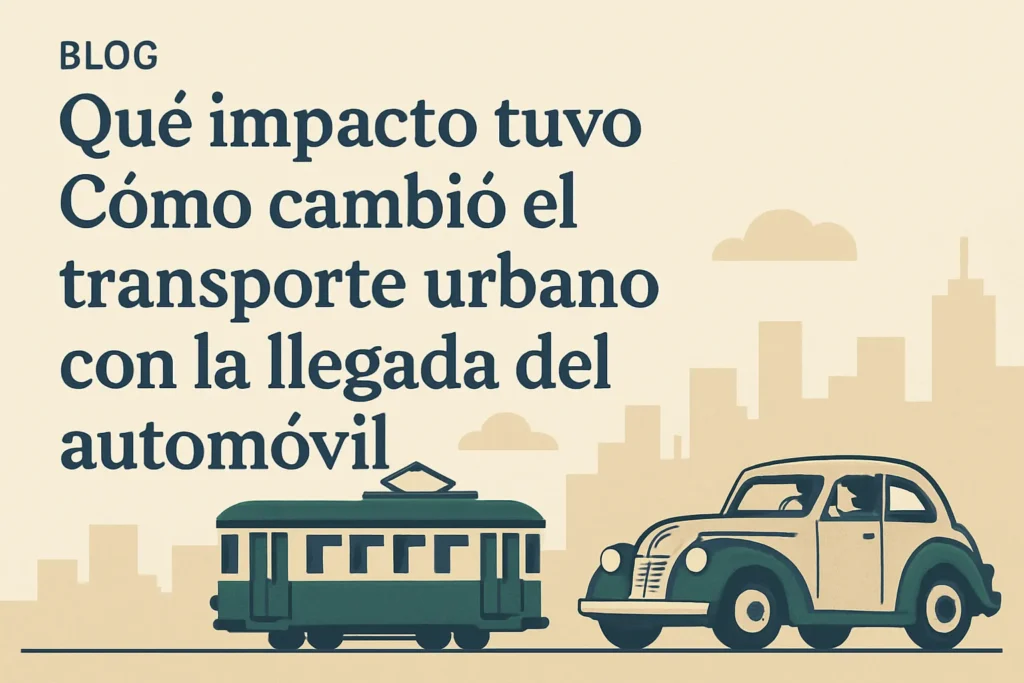 que-impacto-tuvo-Como-cambio-el-transporte-urbano-con-la-llegada-del-automovil - MotorPress qué impacto tuvo Cómo cambió el transporte urbano con la llegada del automóvil