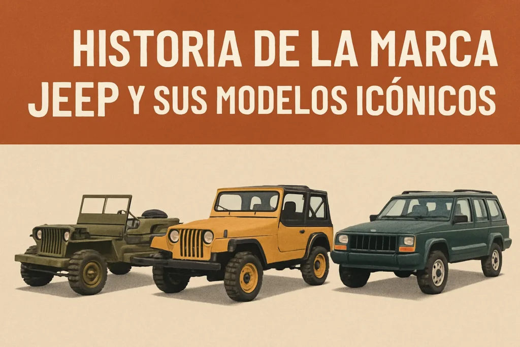 Historia de la marca Jeep y sus modelos icónicos
