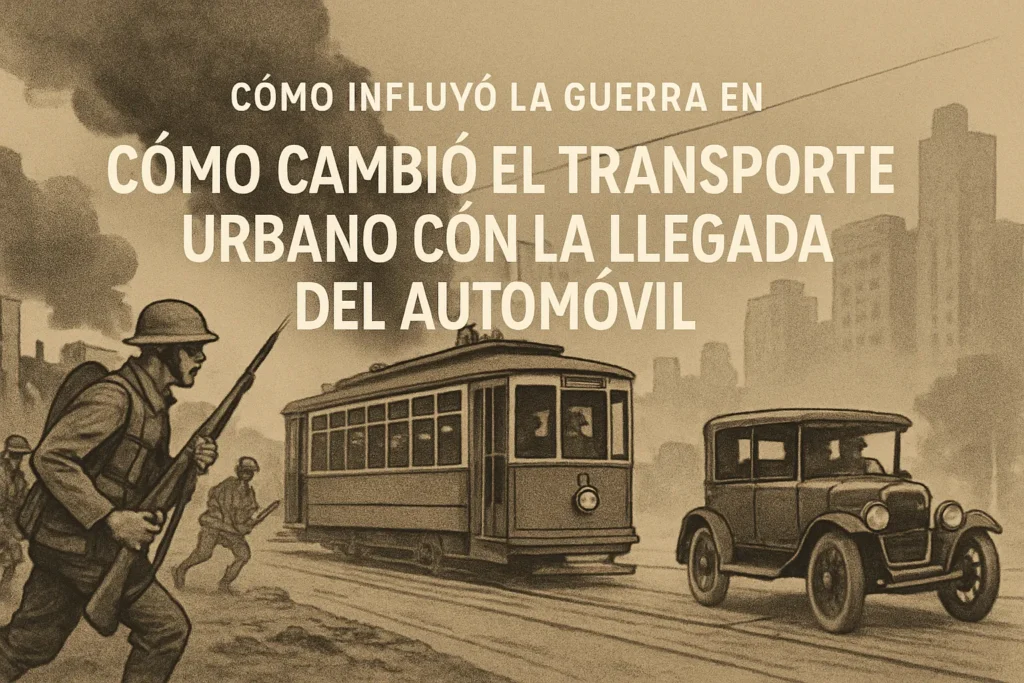 como-influyo-la-guerra-en-Como-cambio-el-transporte-urbano-con-la-llegada-del-automovil - MotorPress cómo influyó la guerra en Cómo cambió el transporte urbano con la llegada del automóvil
