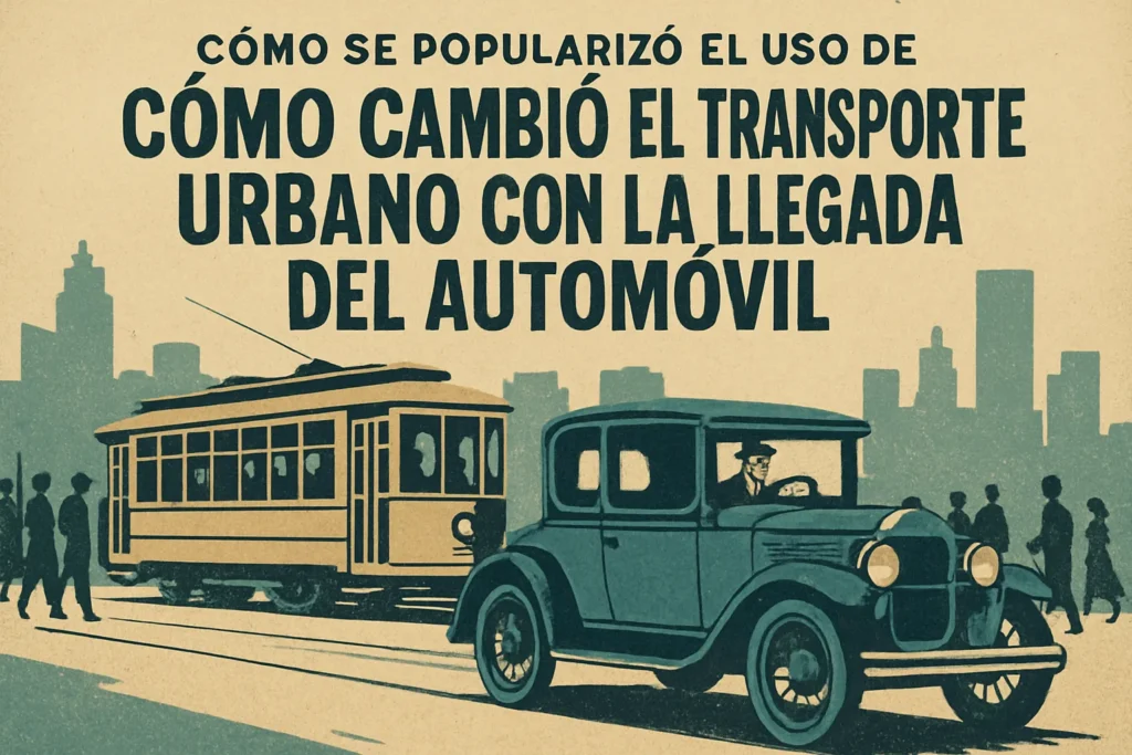 como-se-popularizo-el-uso-de-Como-cambio-el-transporte-urbano-con-la-llegada-del-automovil - MotorPress cómo se popularizó el uso de Cómo cambió el transporte urbano con la llegada del automóvil