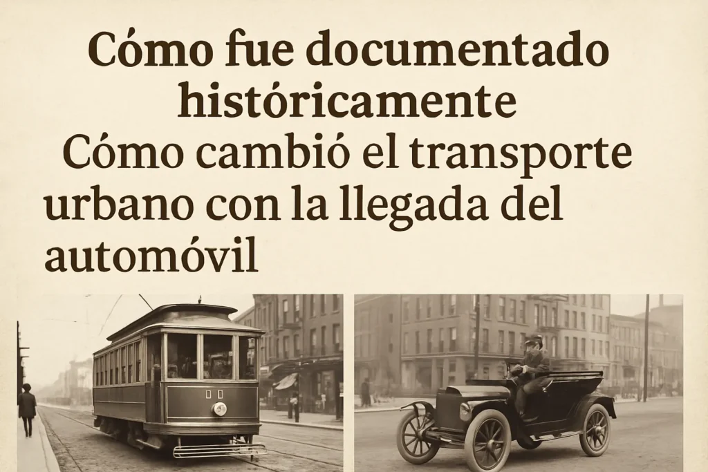 como-fue-documentado-historicamente-Como-cambio-el-transporte-urbano-con-la-llegada-del-automovil - MotorPress cómo fue documentado históricamente Cómo cambió el transporte urbano con la llegada del automóvil