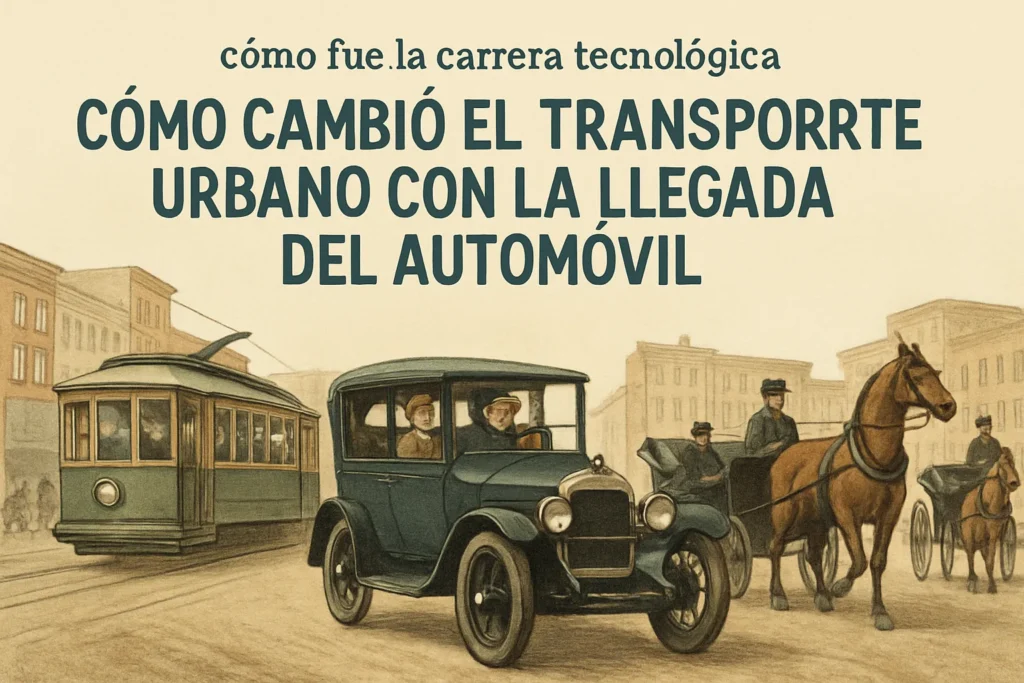 como-fue-la-carrera-tecnologica-en-Como-cambio-el-transporte-urbano-con-la-llegada-del-automovil - MotorPress cómo fue la carrera tecnológica en Cómo cambió el transporte urbano con la llegada del automóvil