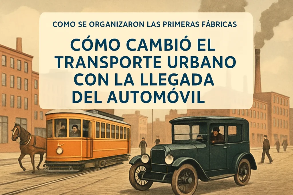 como-se-organizaron-las-primeras-fabricas-de-Como-cambio-el-transporte-urbano-con-la-llegada-del-automovil - MotorPress cómo se organizaron las primeras fábricas de Cómo cambió el transporte urbano con la llegada del automóvil