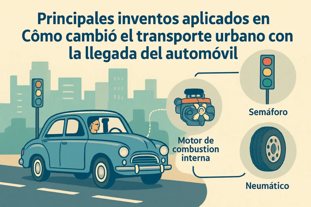 principales-inventos-aplicados-en-Como-cambio-el-transporte-urbano-con-la-llegada-del-automovil - MotorPress principales inventos aplicados en Cómo cambió el transporte urbano con la llegada del automóvil