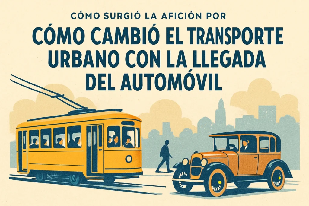 cómo surgió la afición por Cómo cambió el transporte urbano con la llegada del automóvil