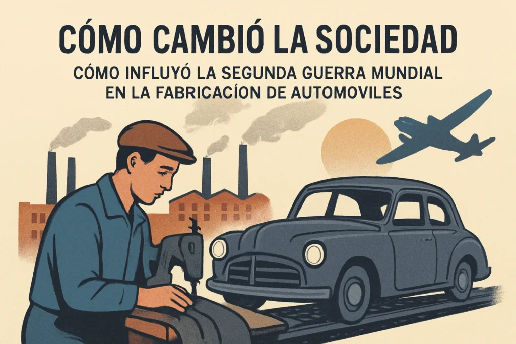 cómo cambió la sociedad con Cómo influyó la Segunda Guerra Mundial en la fabricación de automóviles