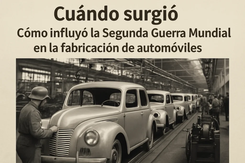 cuando-surgio-Como-influyo-la-Segunda-Guerra-Mundial-en-la-fabricacion-de-automoviles - MotorPress cuándo surgió Cómo influyó la Segunda Guerra Mundial en la fabricación de automóviles