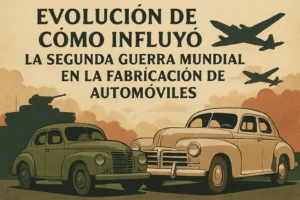 evolución de Cómo influyó la Segunda Guerra Mundial en la fabricación de automóviles