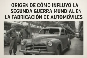 origen de Cómo influyó la Segunda Guerra Mundial en la fabricación de automóviles