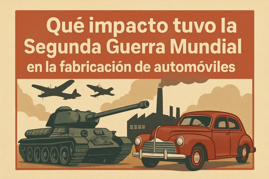 qué impacto tuvo Cómo influyó la Segunda Guerra Mundial en la fabricación de automóviles
