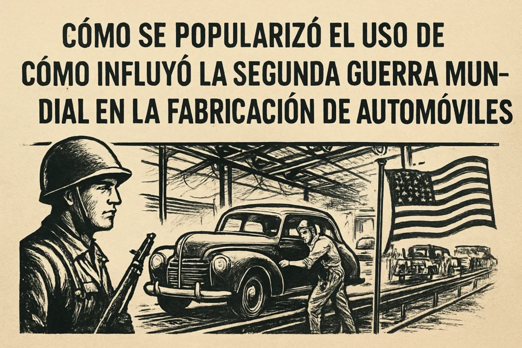 como-se-popularizo-el-uso-de-Como-influyo-la-Segunda-Guerra-Mundial-en-la-fabricacion-de-automoviles - MotorPress cómo se popularizó el uso de Cómo influyó la Segunda Guerra Mundial en la fabricación de automóviles