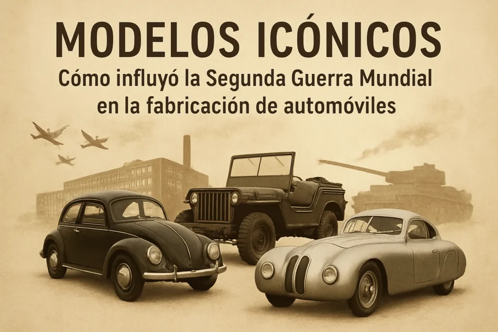 modelos icónicos de Cómo influyó la Segunda Guerra Mundial en la fabricación de automóviles