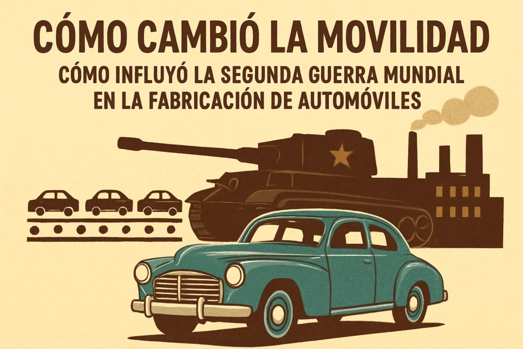 cómo cambió la movilidad con Cómo influyó la Segunda Guerra Mundial en la fabricación de automóviles