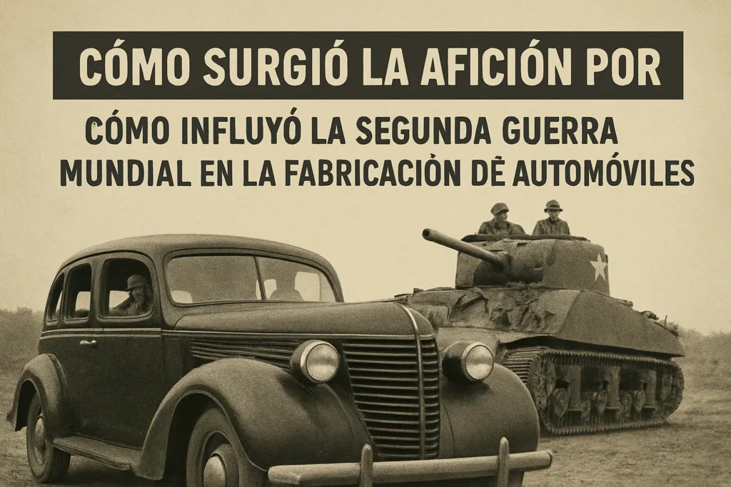 como-surgio-la-aficion-por-Como-influyo-la-Segunda-Guerra-Mundial-en-la-fabricacion-de-automoviles - MotorPress cómo surgió la afición por Cómo influyó la Segunda Guerra Mundial en la fabricación de automóviles