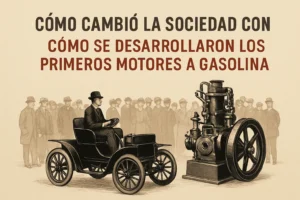 cómo cambió la sociedad con Cómo se desarrollaron los primeros motores a gasolina