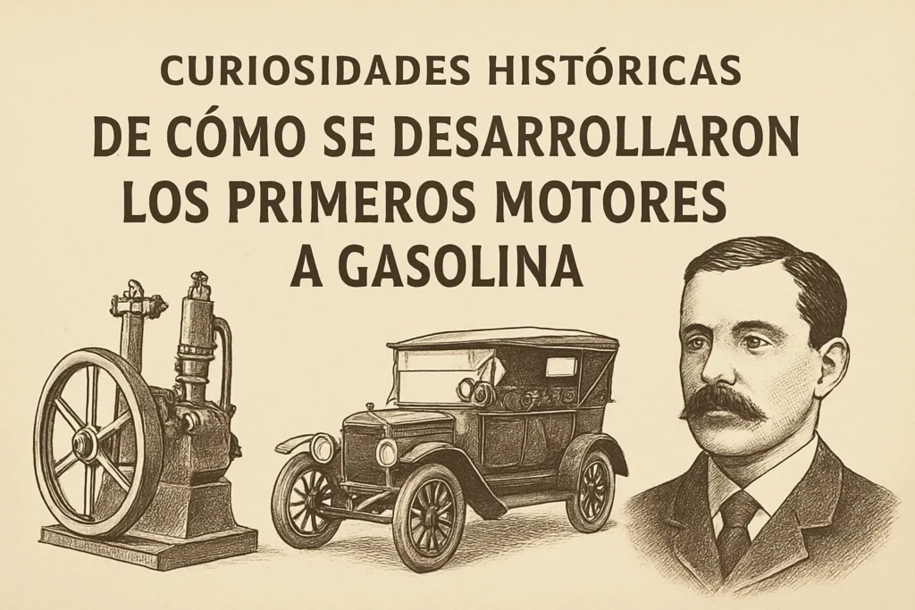 curiosidades-historicas-de-Como-se-desarrollaron-los-primeros-motores-a-gasolina - MotorPress curiosidades históricas de Cómo se desarrollaron los primeros motores a gasolina