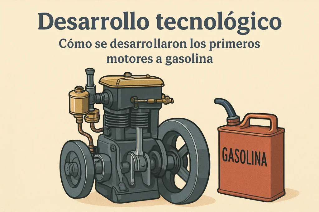desarrollo tecnológico en Cómo se desarrollaron los primeros motores a gasolina