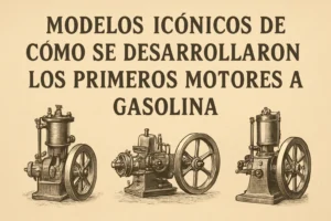 modelos icónicos de Cómo se desarrollaron los primeros motores a gasolina