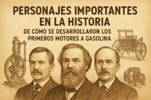 personajes importantes en la historia de Cómo se desarrollaron los primeros motores a gasolina