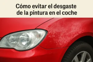 Cómo evitar el desgaste de la pintura en el coche