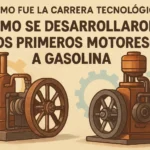 cómo fue la carrera tecnológica en Cómo se desarrollaron los primeros motores a gasolina