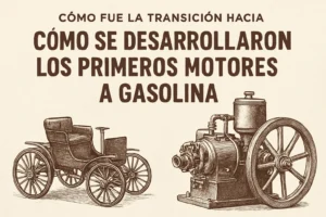 cómo fue la transición hacia Cómo se desarrollaron los primeros motores a gasolina