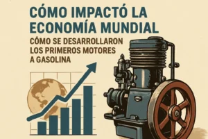 cómo impactó la economía mundial Cómo se desarrollaron los primeros motores a gasolina