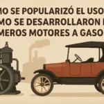 cómo se popularizó el uso de Cómo se desarrollaron los primeros motores a gasolina