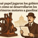 qué papel jugaron los gobiernos en Cómo se desarrollaron los primeros motores a gasolina