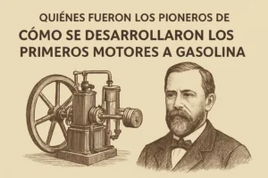 quiénes fueron los pioneros de Cómo se desarrollaron los primeros motores a gasolina