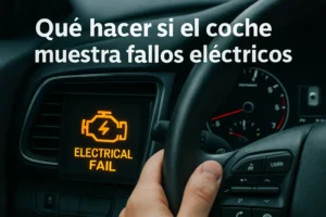 Qué hacer si el coche muestra fallos eléctricos