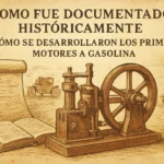 cómo fue documentado históricamente Cómo se desarrollaron los primeros motores a gasolina