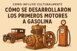 cómo influyó culturalmente Cómo se desarrollaron los primeros motores a gasolina