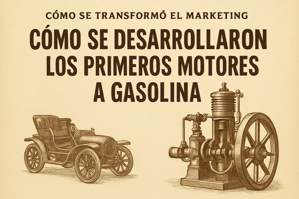 cómo se transformó el marketing en Cómo se desarrollaron los primeros motores a gasolina